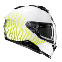 HJC I71 Celos MC3H Yellow Motorbike Rider Full face Helmet side - MaximomotoUK