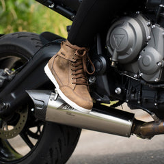 Kickback Air Women Stylish & CE-Approved Summer Riding Brown Boots 