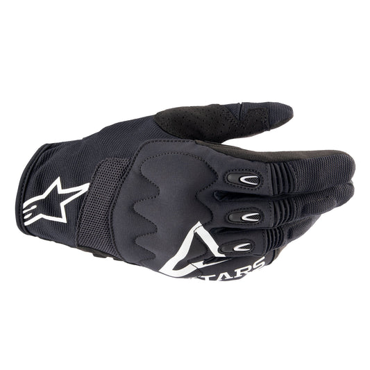 Alpinestars Techdura Motorcycle Gloves Black, Pic