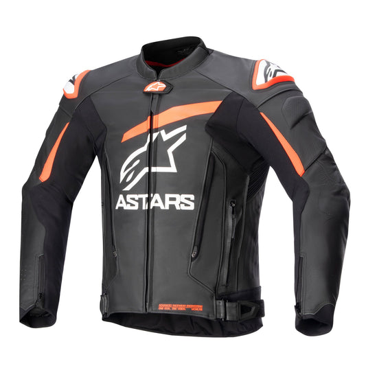 Alpinestars Gp Plus V4 Leather Jkt Blk/Red/Fluo/White 