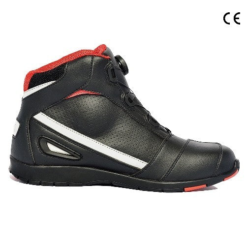  R-TECH - BLINKO BOA BLACK LEATHER BOOTS - SECURTEX MOTOR SL (t/a MaximoMoto)