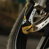 Oxford Micro XD5 Disc Lock Yellow Black Motorcycle Security - MaximomotoUK