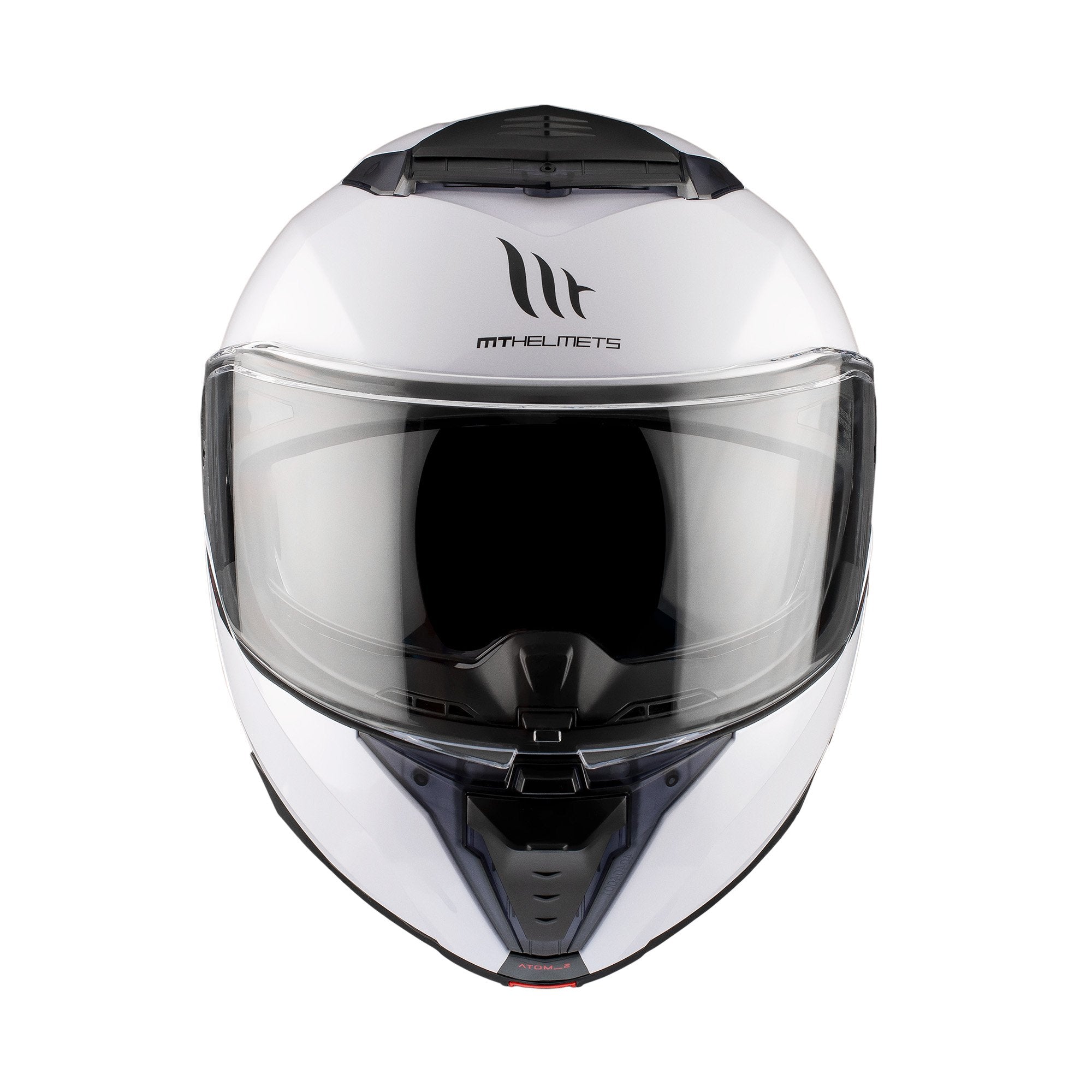 mt atom modular helmet MT Atom 2 Solid Gloss White Flip up Helmet – MaximoMoto SL