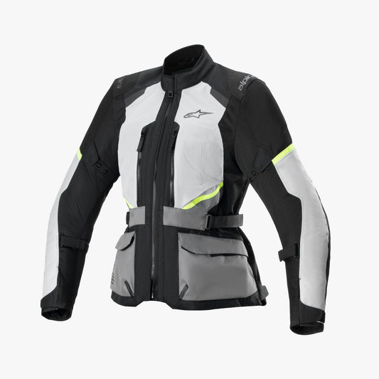 Alpinestars Stella Andes Air DS Jacket Ice Grey//D Grey/Blk S - front pic