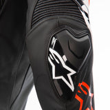 Alpinestars Missile V2 Ward 1 Pc Leather Suit Black/Met Grey images