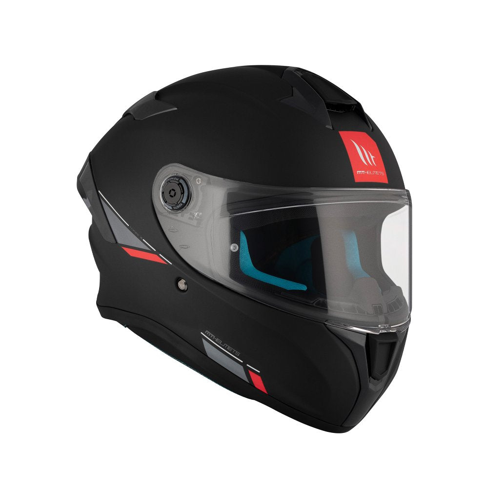 MT Targo S Solid (ECE-22.06) Motorcycle Helmet Matt Black - MaximomotoUK