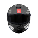 MT Targo S Lost A0 Motorcycle Helmet Matt Black - MaximomotoUK