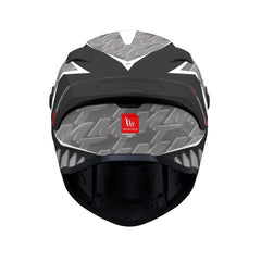 MT Targo S Surt B0 Matt Full Face Motorcycle Helmet Black Grey - MaximomotoUK