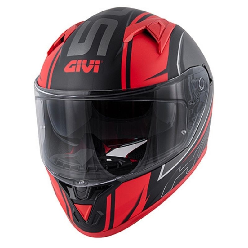  GIVI HELMET FULL 506/STOCCARDA.D/BLADES BLACK-MT/RED - SECURTEX MOTOR SL (t/a MaximoMoto)