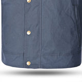 BELA Clutch Wax Urban Outfitters Jacket Navy Blue 