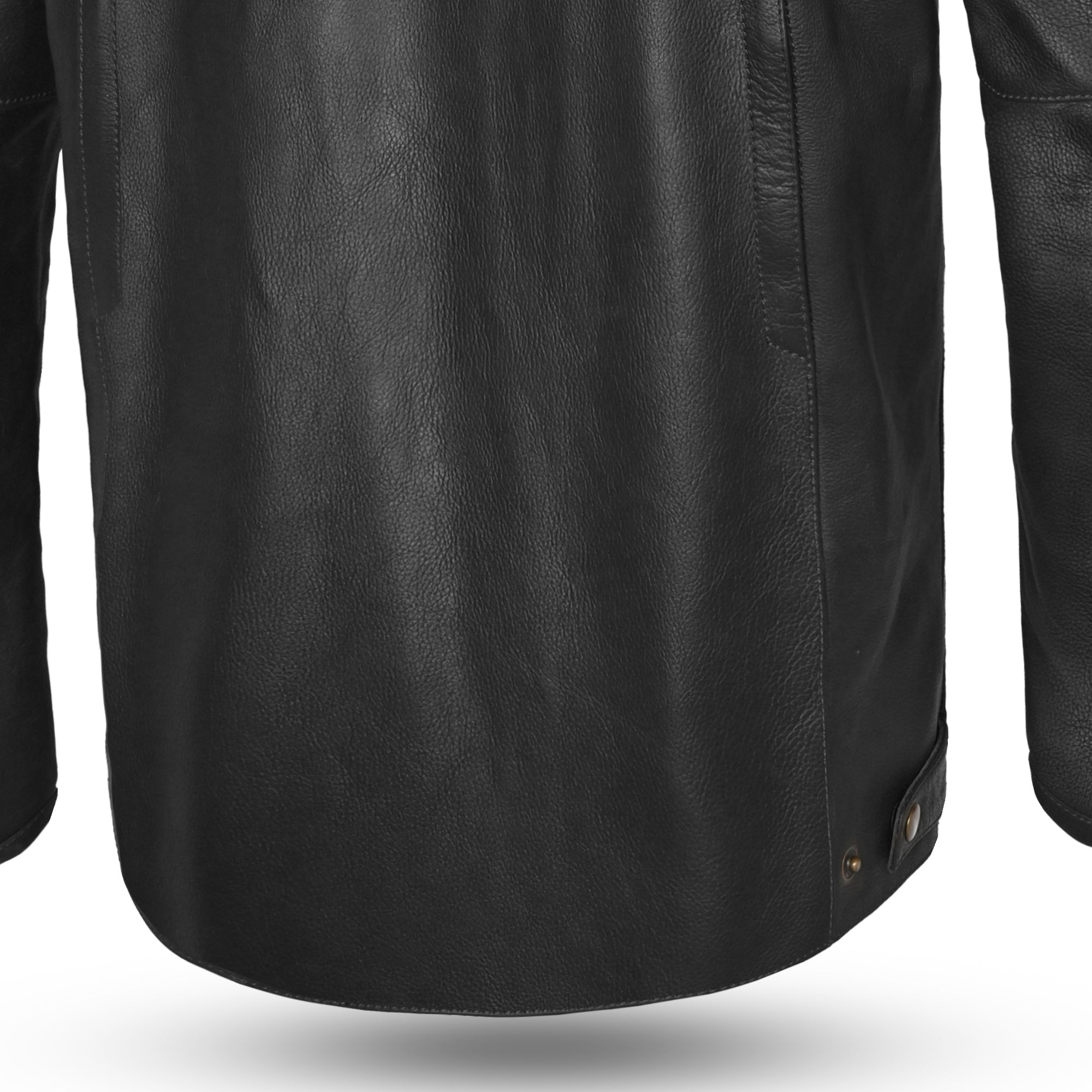 Bela Stark Motorcycle Leather Jacket Black Gray