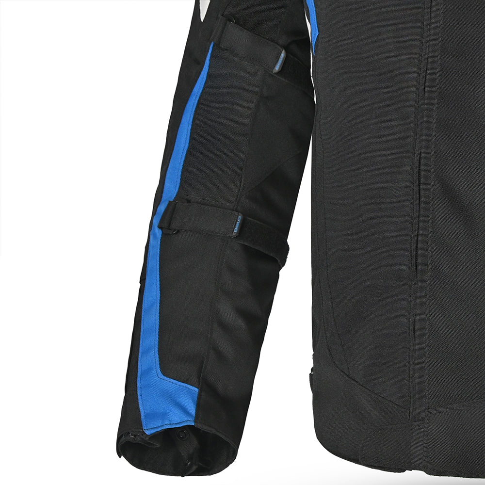 BELA Highland Motorcycle Riding Jacket Men Black Blue images