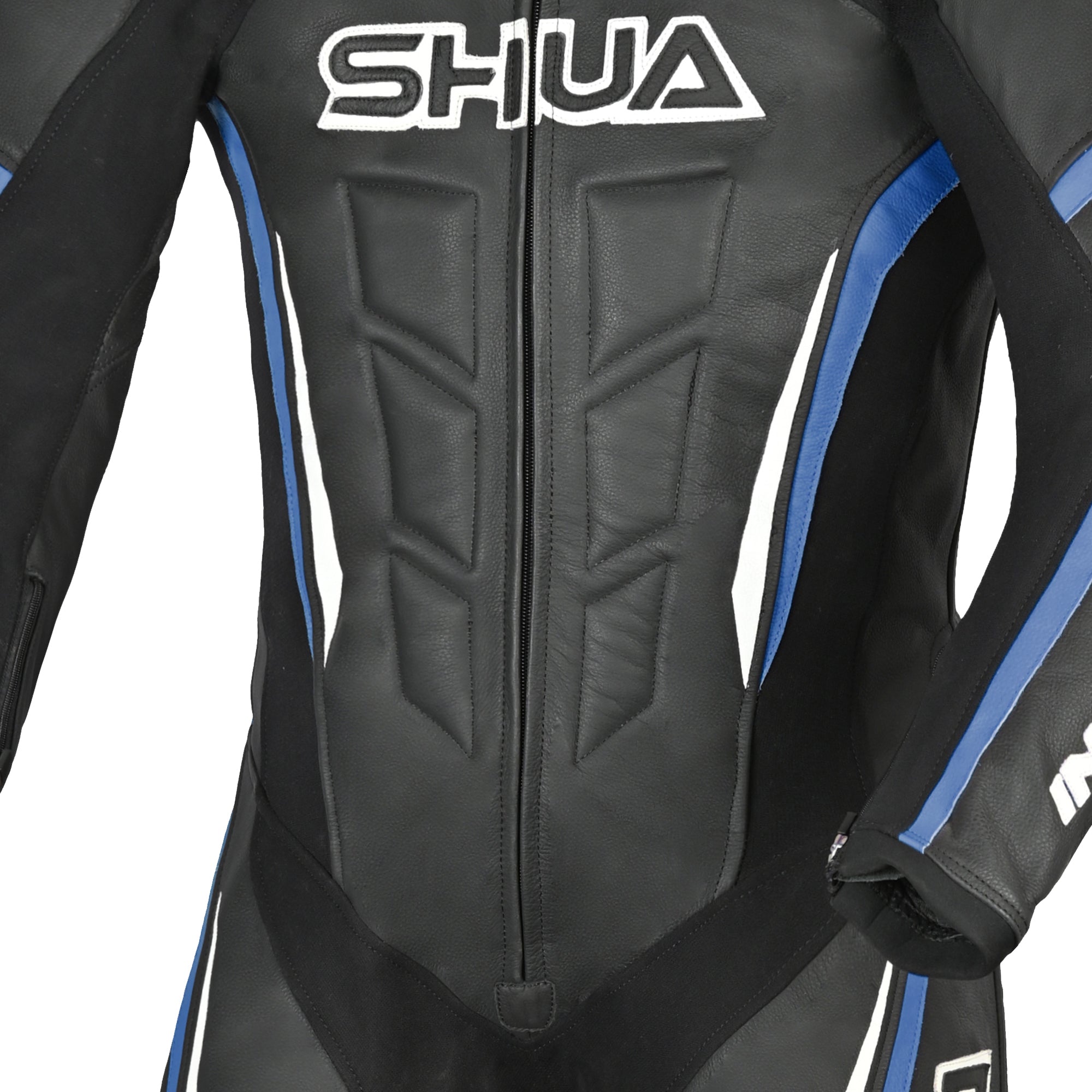 SHUA Infinity 1 PC Motorcycle Racing Suit UK Black Blue