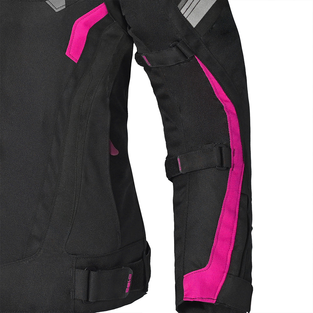 Bela Highland Lady Motorcycle Jacket Black/Pink