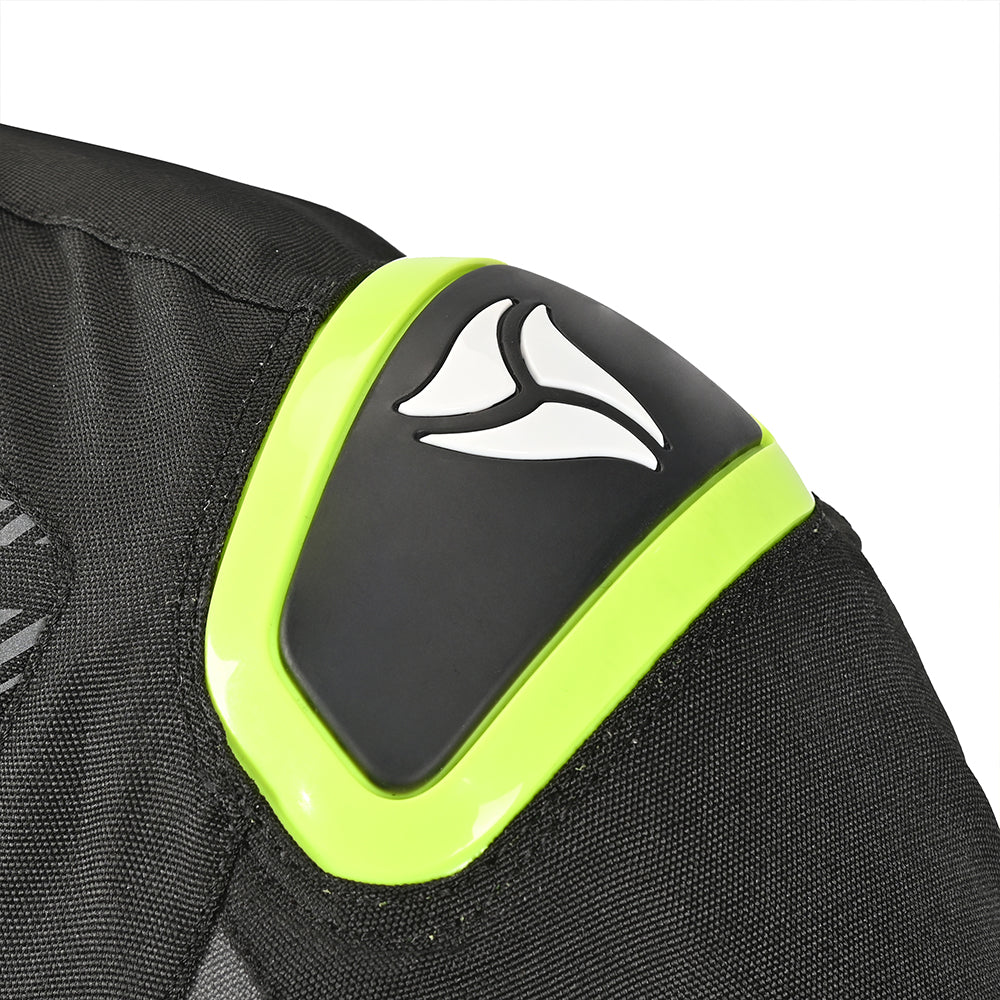 R-TECH KNIGHT RIDER 3IN1 Motorcycle Jacket (Long) Black/Anthracite/Yellow