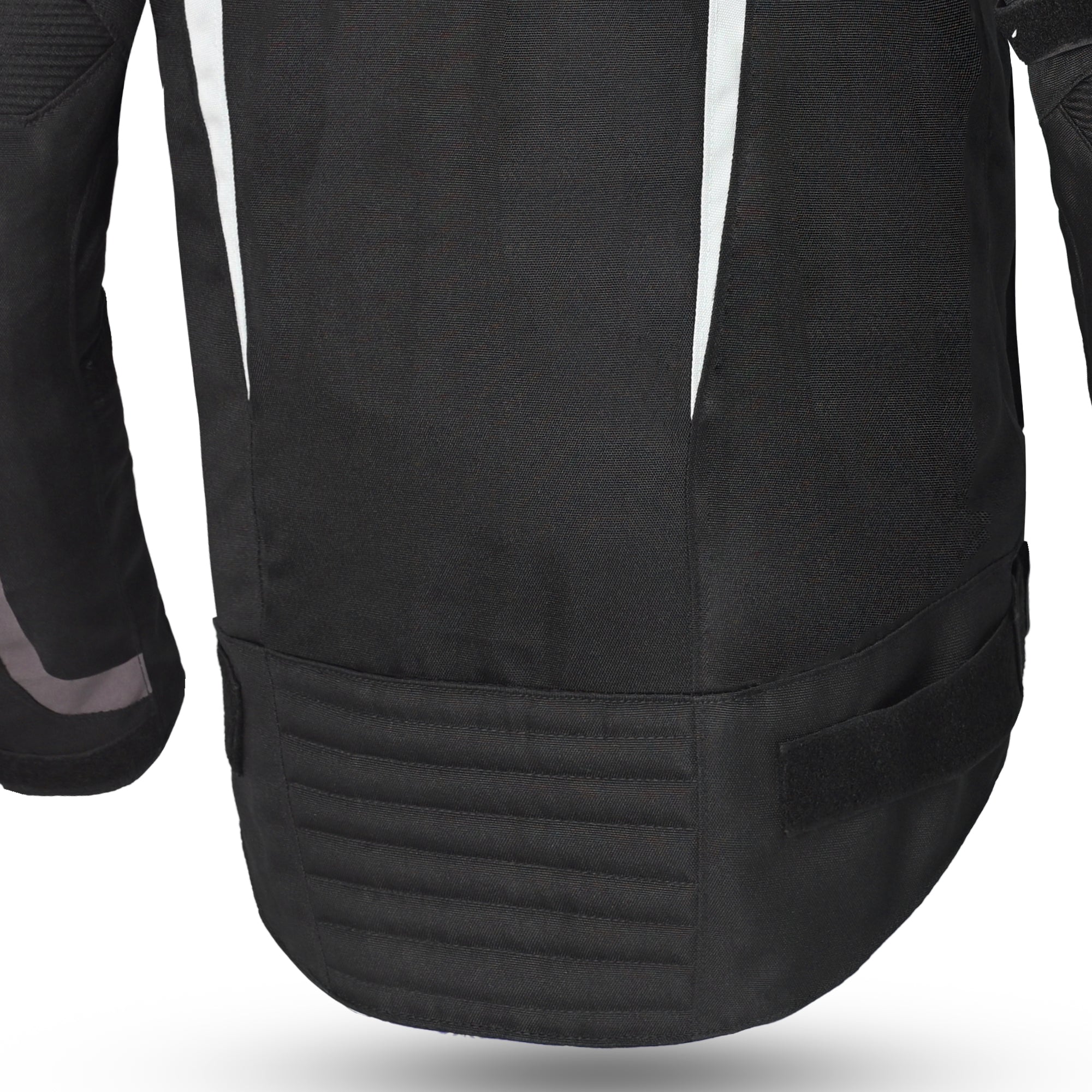 Bela Highland Man Textile Motorcycle Jacket Black/White/Red