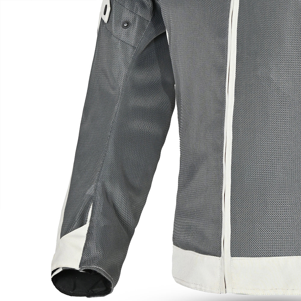 BELA Mesh Pro Lady Motorcycle Touring Jacket Gray Ice
