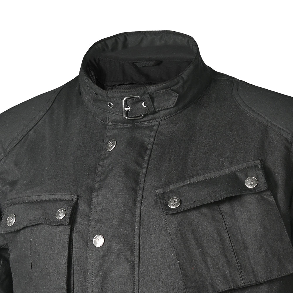 BELA Tactical Wax Cotton Urban Jacket Black
