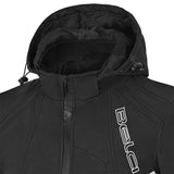 BELA Breeze Softshell Motorbike Riding Hoodie Black Gray 