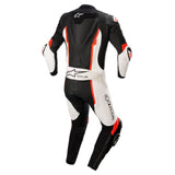 Alpinestars Missile V2 Leather Suit 1 Pc B/W Red Fluo images