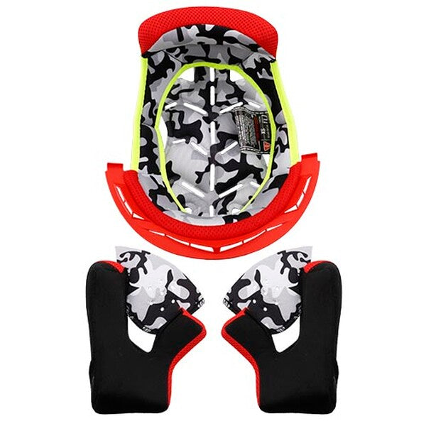 LS2 Evo MX437 Junior Helmet Inner Liner Red