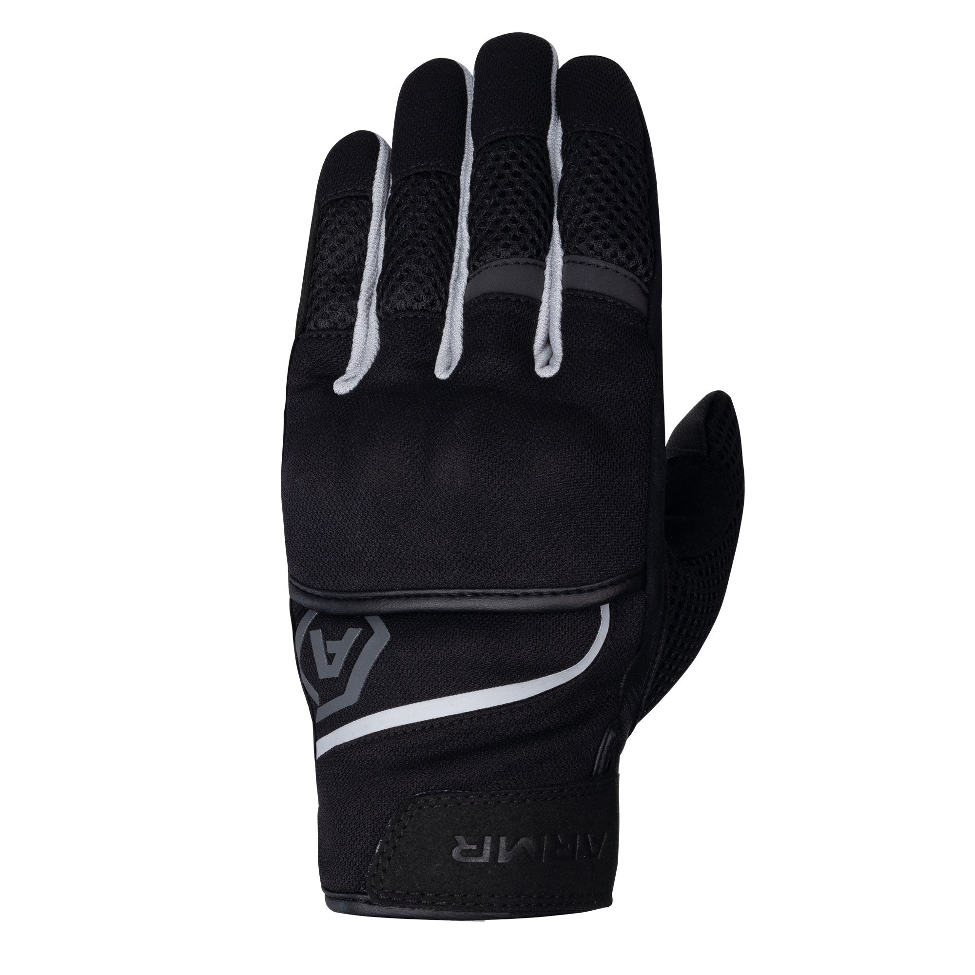 ARMR Eyoshi 3.0 Air Motorbike Men's Glove Black/Grey back pic