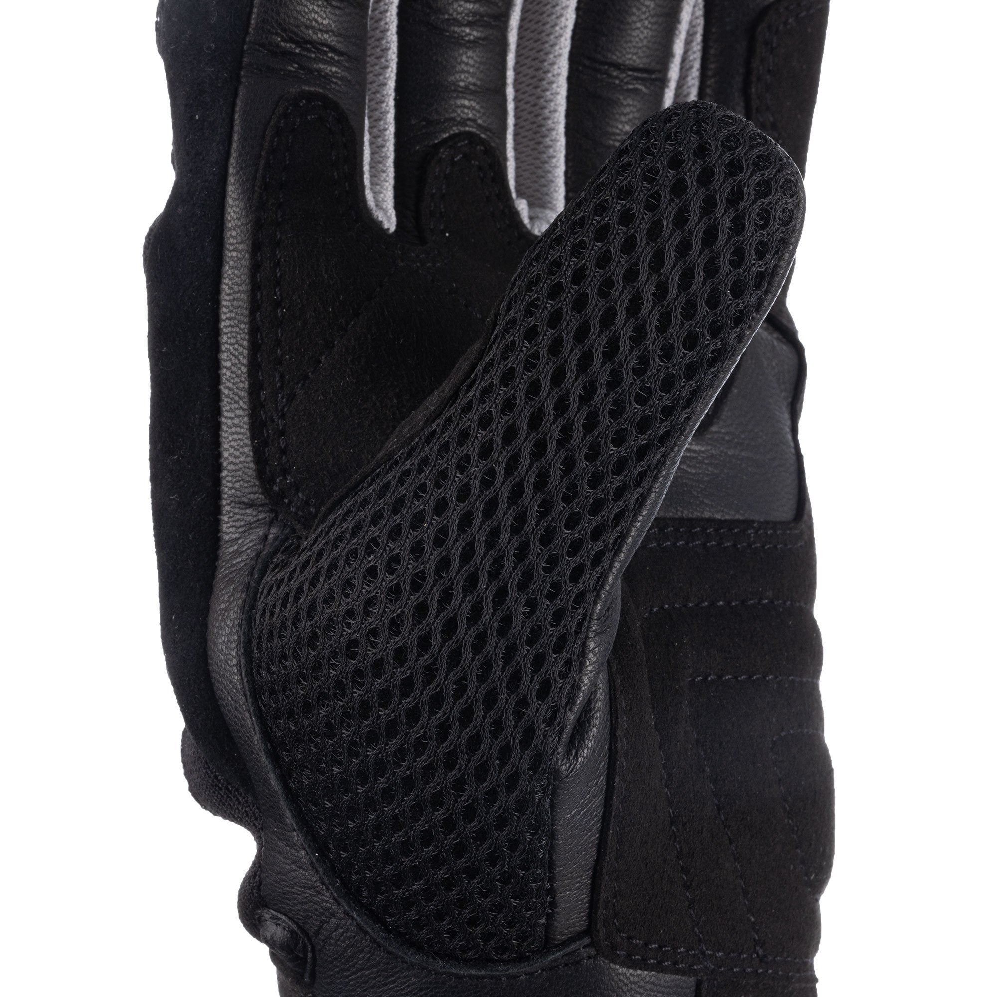 ARMR Eyoshi 3.0 Air Motorbike Men's Glove Black/Grey closeup pic