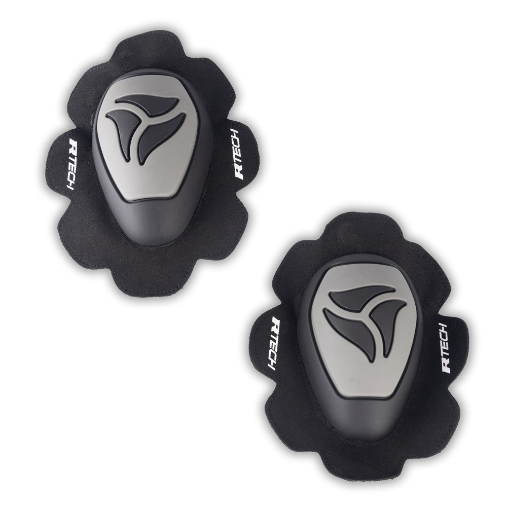  R-TECH - Knee Slider Knee Protector Black/Grey - SECURTEX MOTOR SL (t/a MaximoMoto)