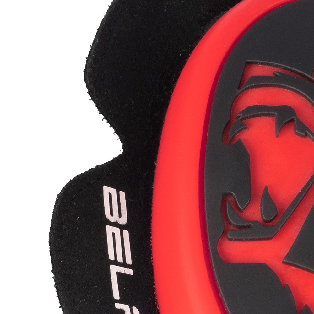  BELA - Textile/PVC Knee Slider Protection Red - SECURTEX MOTOR SL (t/a MaximoMoto)