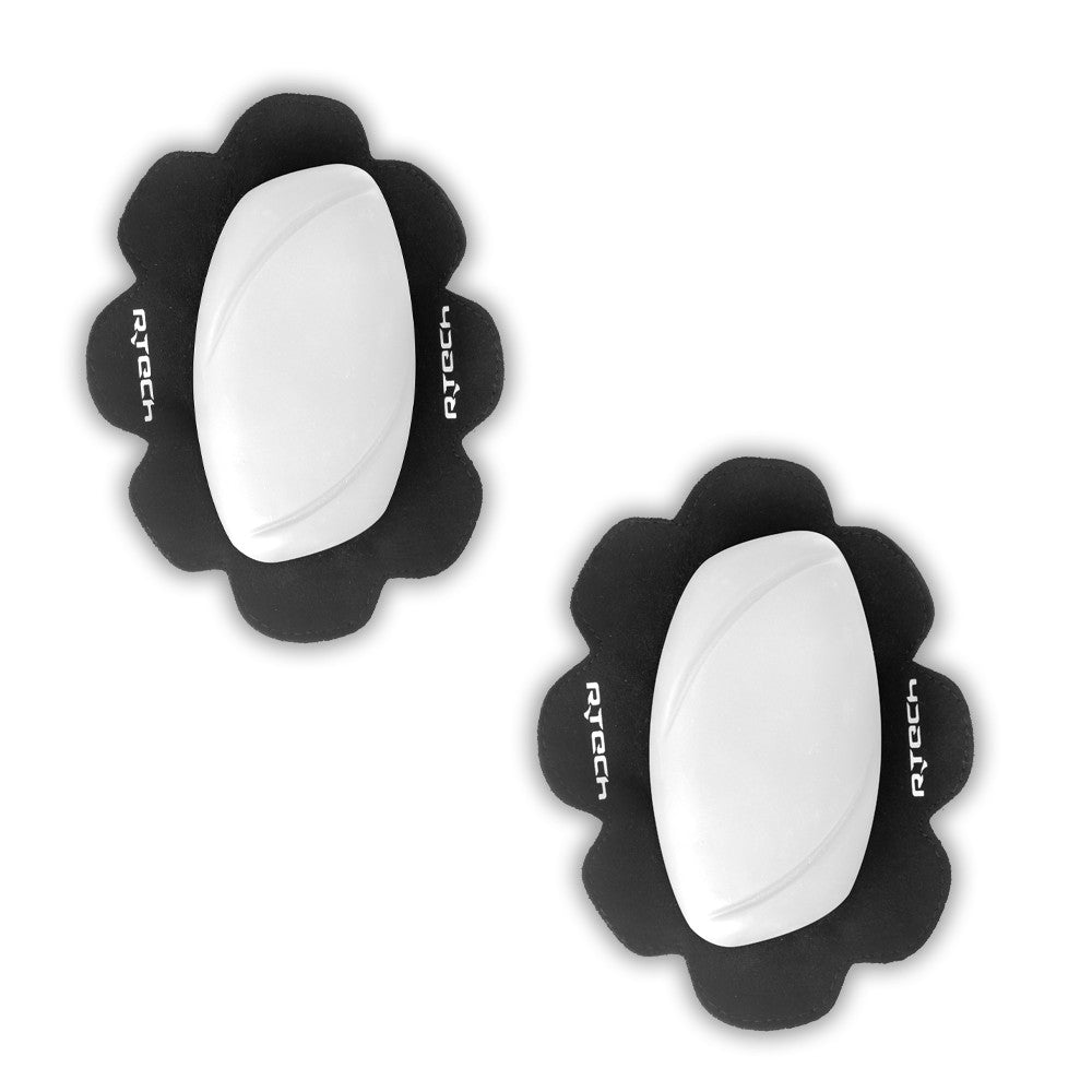  R-TECH - Knee Slider Knee Protection White - SECURTEX MOTOR SL (t/a MaximoMoto)