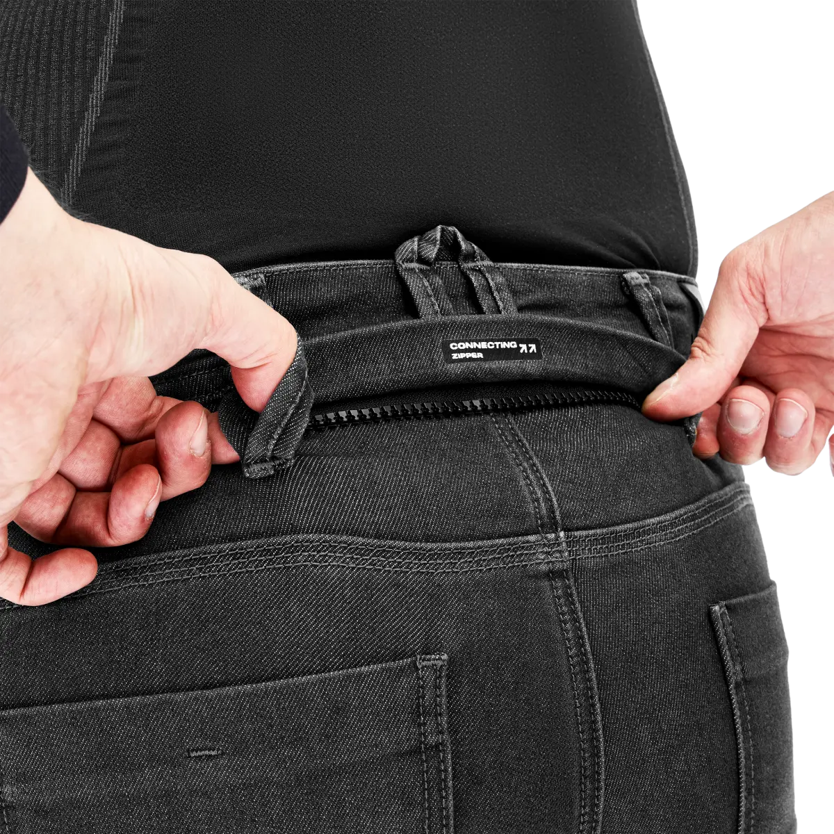 SHIMA RIDGE HOMBRE URBANO DE MOTOCICLISMO TURISMO PANTALÓN NEGRO 