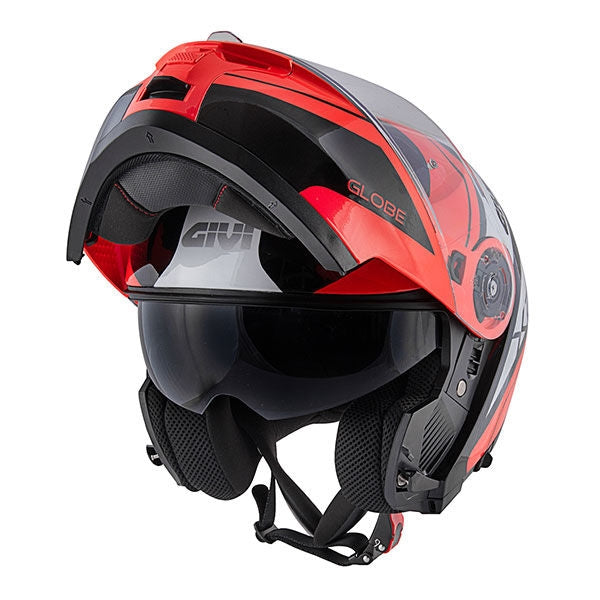  GIVI HELMET MOD X21/CHALLENGER C/PL.D/GLOBE BLACK/ORANGE - SECURTEX MOTOR SL (t/a MaximoMoto)