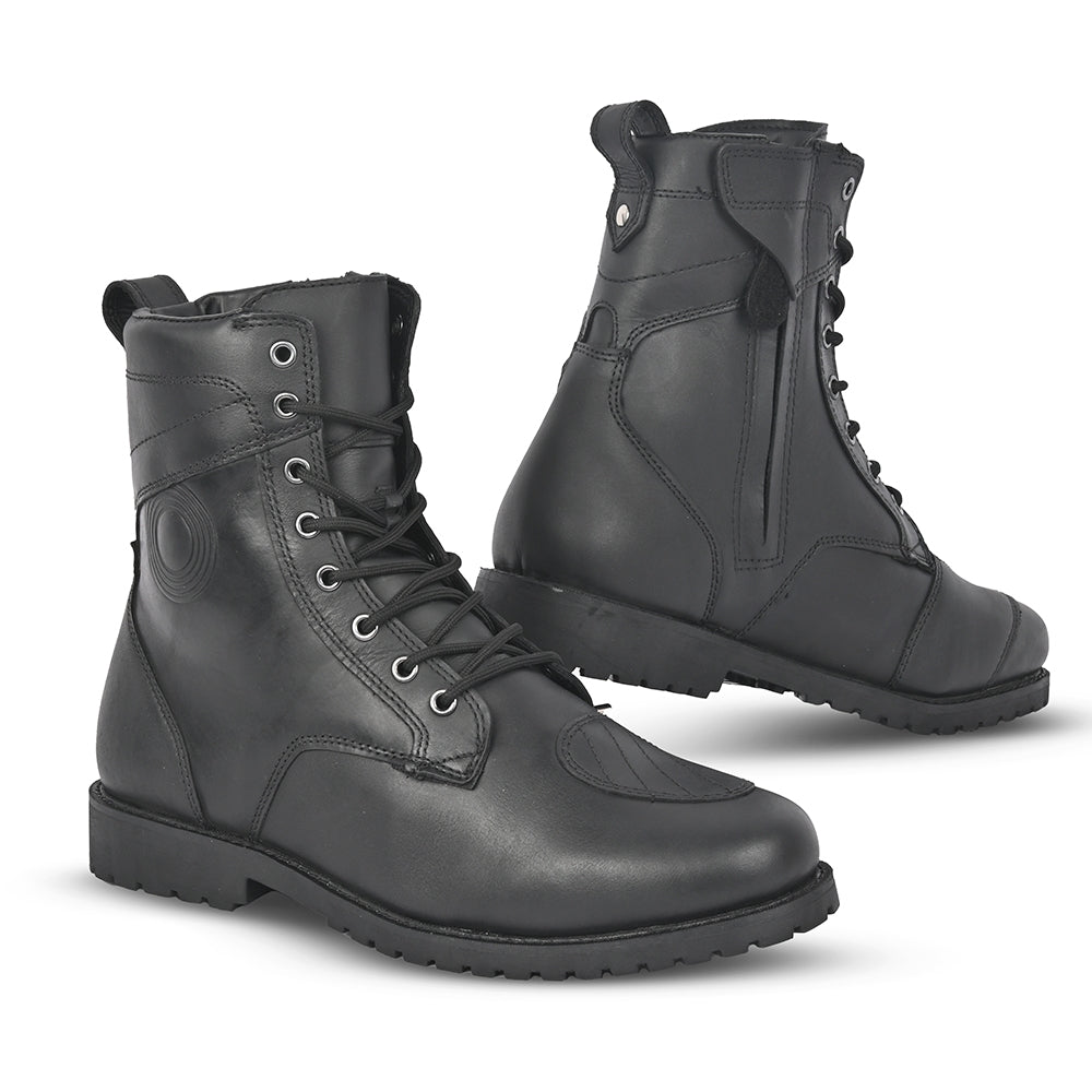  BELA-CLASSIC MAN BLACK LEATHER BOOTS - SECURTEX MOTOR SL (t/a MaximoMoto)