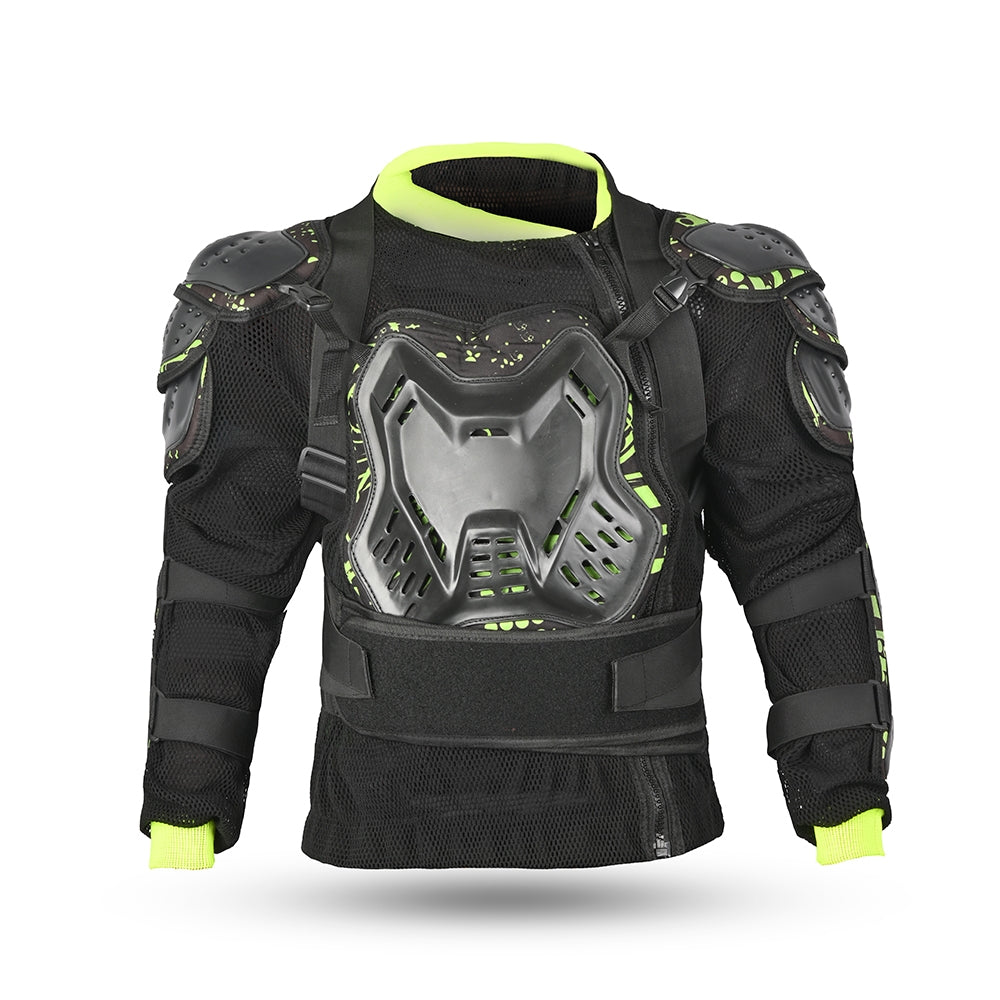  BELA-Textile Protector Motocross Jacket with suspenders Black/Yellow Fluo - SECURTEX MOTOR SL (t/a MaximoMoto)