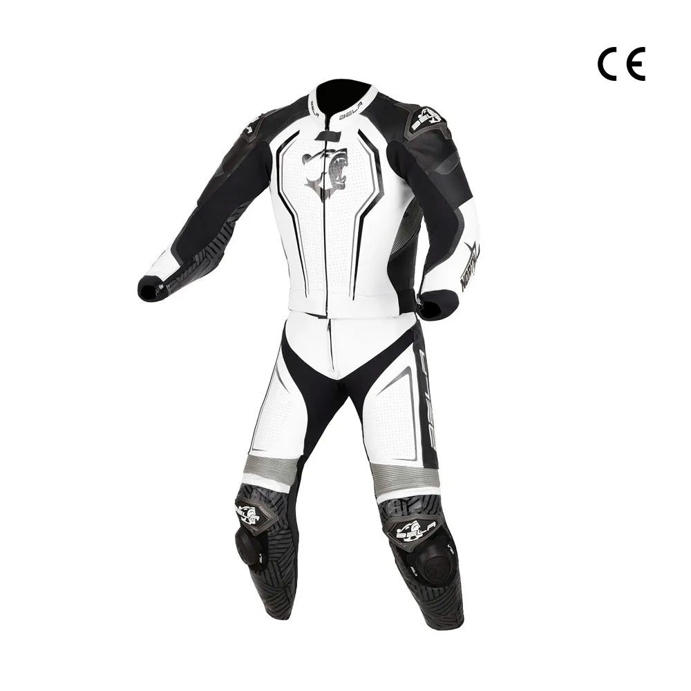 BELA - 2 PC North Star Suit Black/White - SECURTEX MOTOR SL (t/a MaximoMoto)