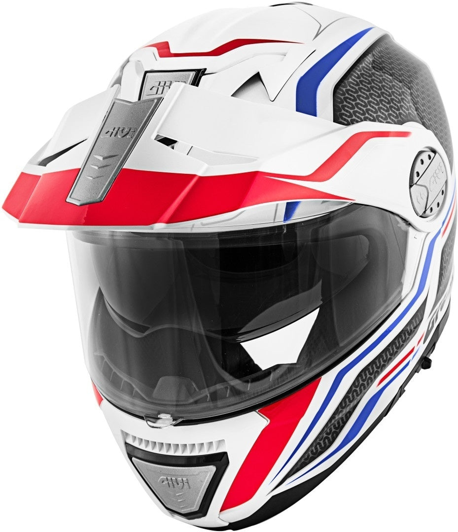  GIVI HELMET MOD X33/CANYON C/PL.D/LAYERS WHITE/RED - SECURTEX MOTOR SL (t/a MaximoMoto)