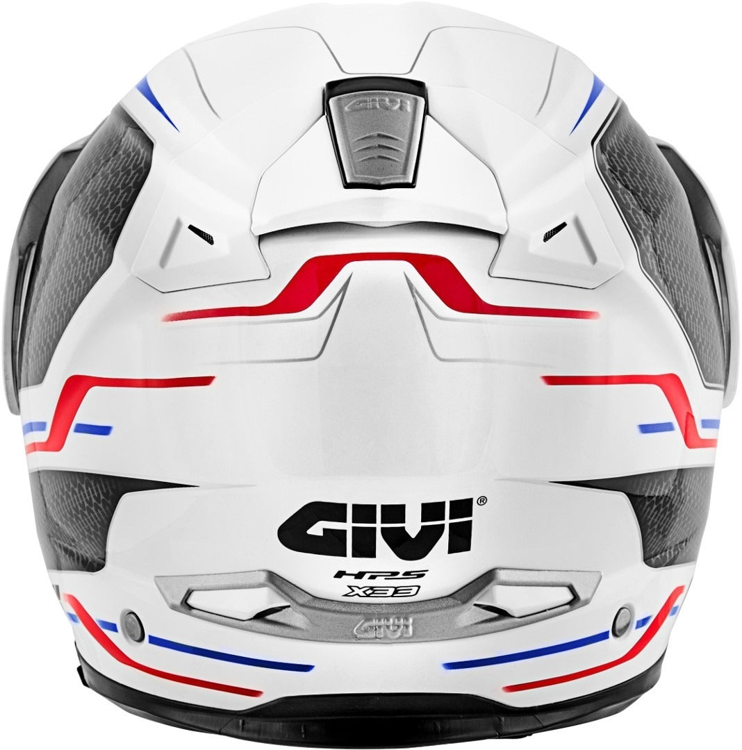  GIVI HELMET MOD X33/CANYON C/PL.D/LAYERS WHITE/RED - SECURTEX MOTOR SL (t/a MaximoMoto)