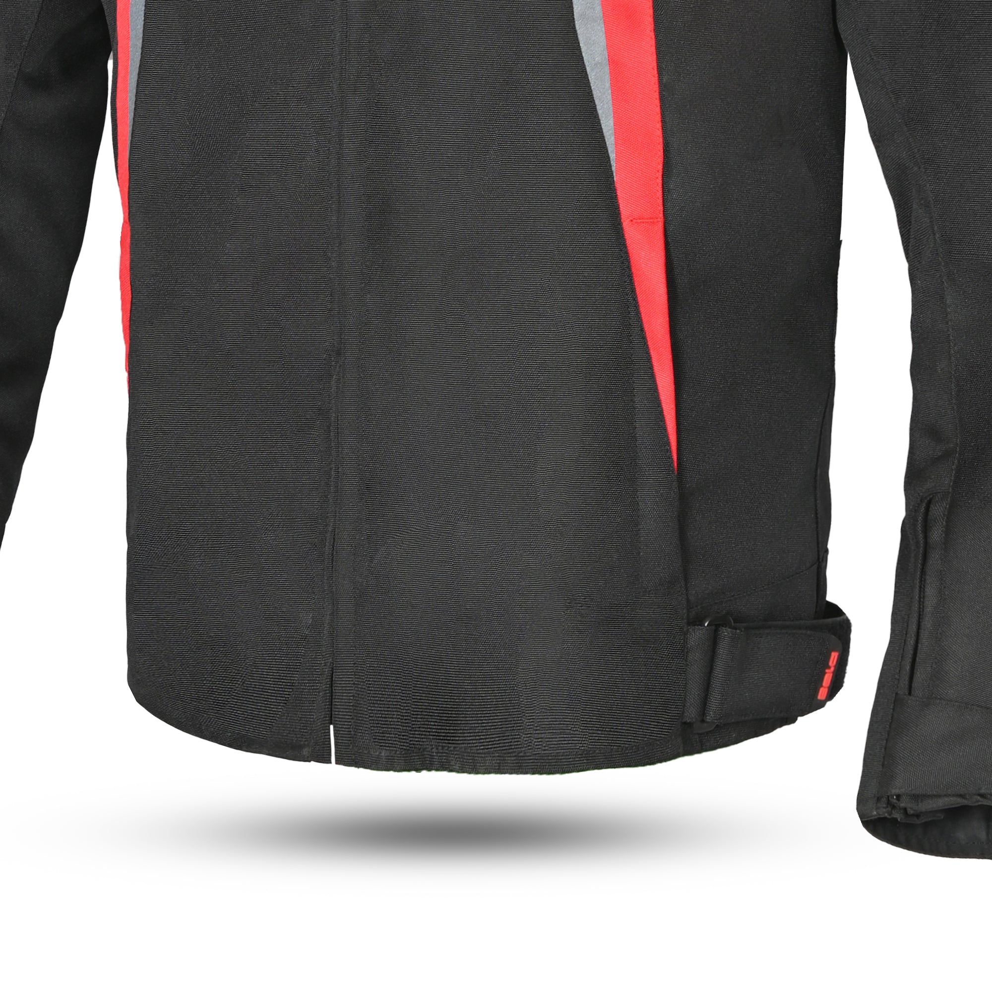 BELA Bradley Textile Motorbike Jacket Black Red