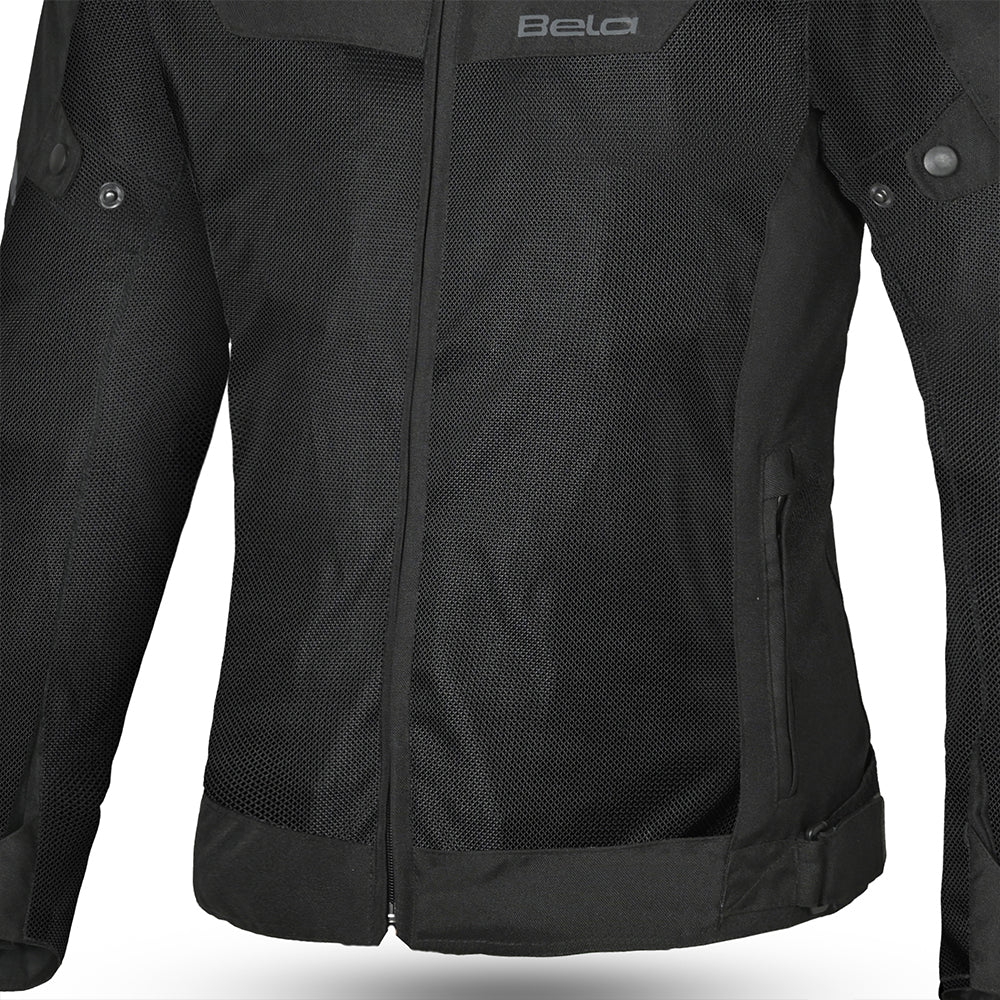 BELA Mesh Pro Lady Motorbike Touring Jacket Black