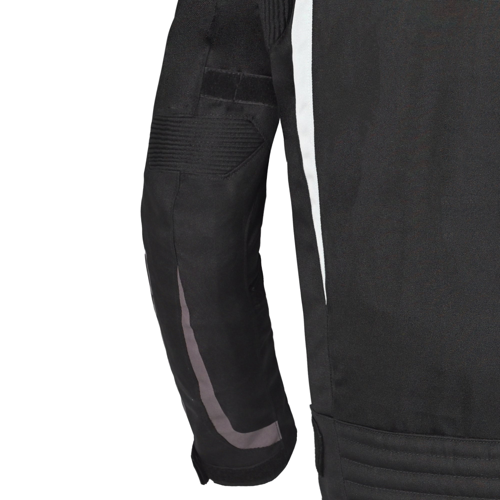 Bela Highland Man Textile Motorcycle Jacket Black/White/Red
