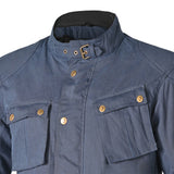 BELA Tactical Wax Cotton Urban Jacket Navy Blue 