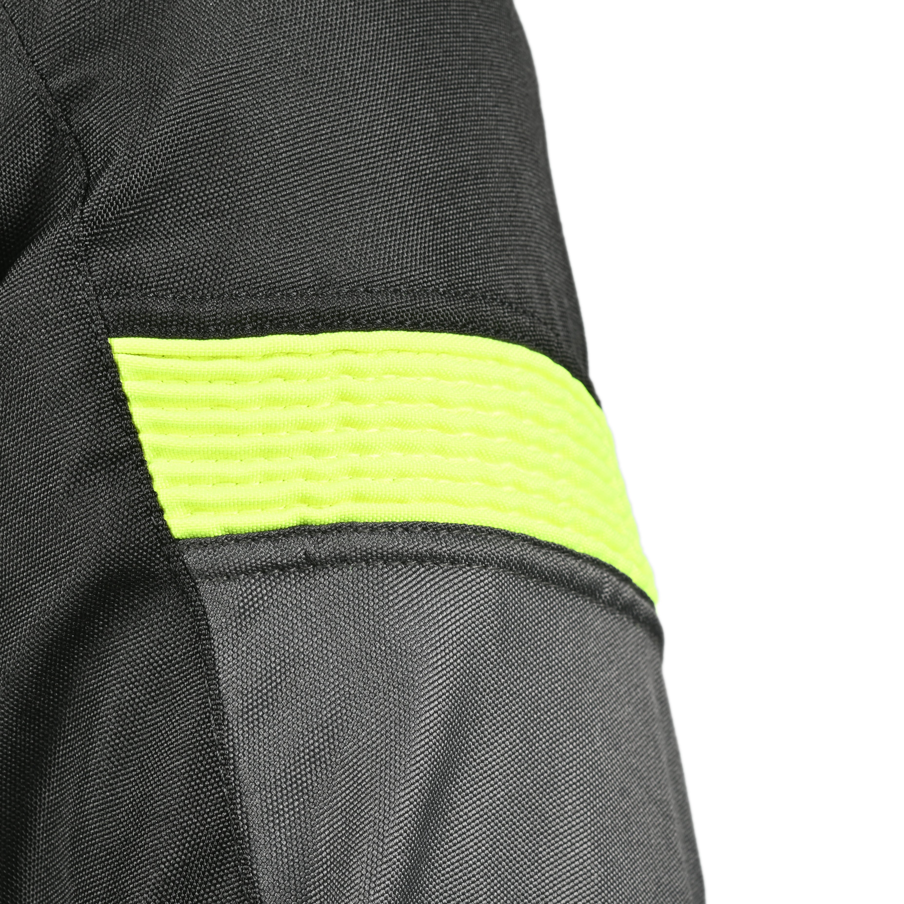 R-TECH Chaqueta Textil Knight Rider (Short) Negro/Antracita/Amarillo - SECURTEX MOTOR S.L (t/a MaximoMoto)