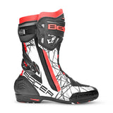 BELA AIR RIDER CP-1 RACING MOTORBIKE LEATHER BOOTS BLACK RED