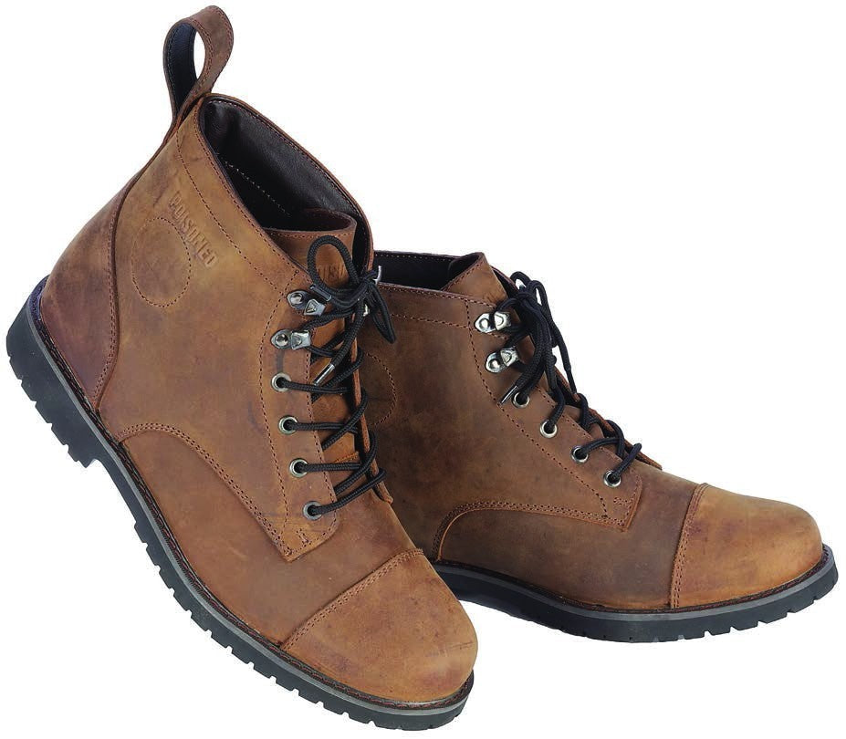 Poisoned - Republic Vintage Brown Leather Boot - SECURTEX MOTOR SL (t/a MaximoMoto)