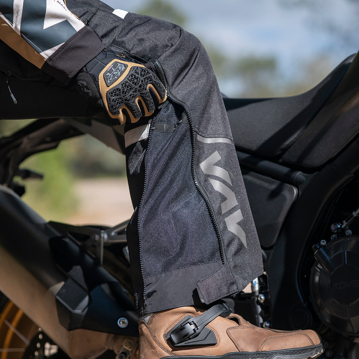LS2 X-MASTER MAN MOTORCYCLDE PANT BLACK GREY