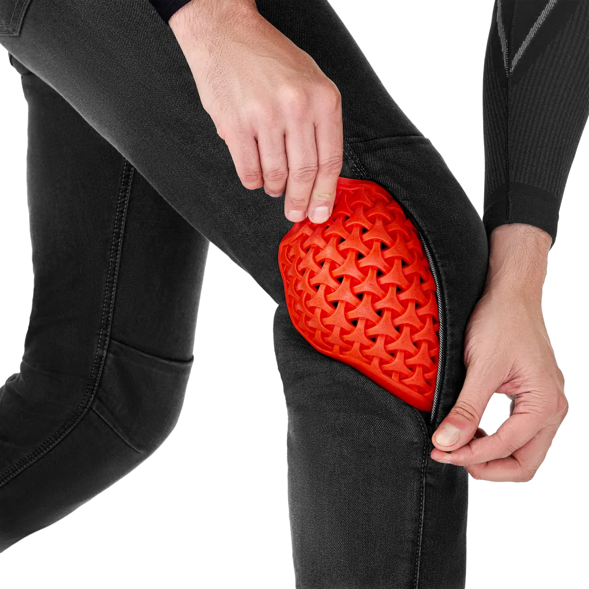 SHIMA RIDGE HOMBRE URBANO DE MOTOCICLISMO TURISMO PANTALÓN NEGRO 