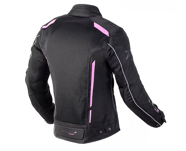 SEVENTY SD-JT36 Women Motorcycle Textile Jacket Black Pink