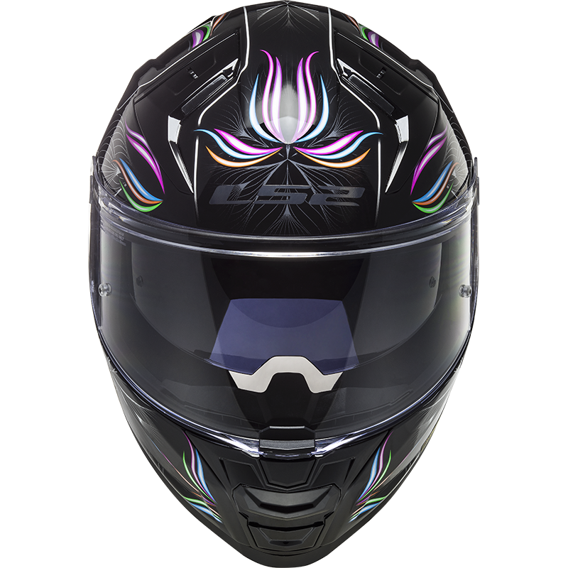 LS2 FF811 VECTOR TROPICAL FULL FACE HELMETS BLACK WHITE-06 