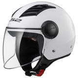  LS2 OF562 AIRFLOW GLOSS WHITE LONG - SECURTEX MOTOR SL (t/a MaximoMoto)