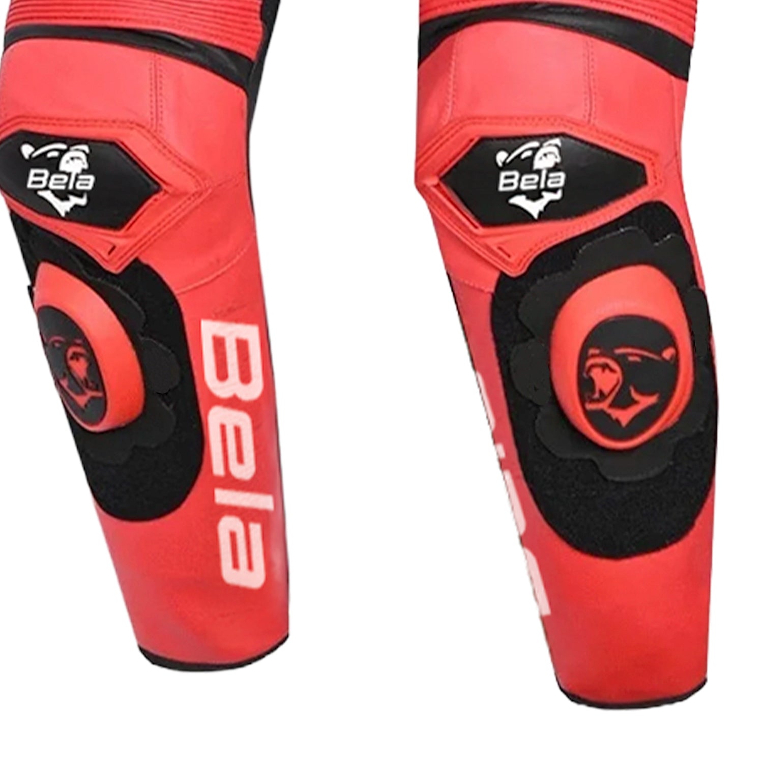BELA X Race 1PC Motorbike Racing Suits Black White Red